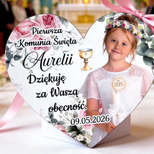 Magnes ze zdjęciem i dowolnym tekstem