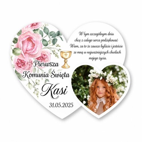 Personalizowany magnes ze zdjęciem dziecka – 12 cm